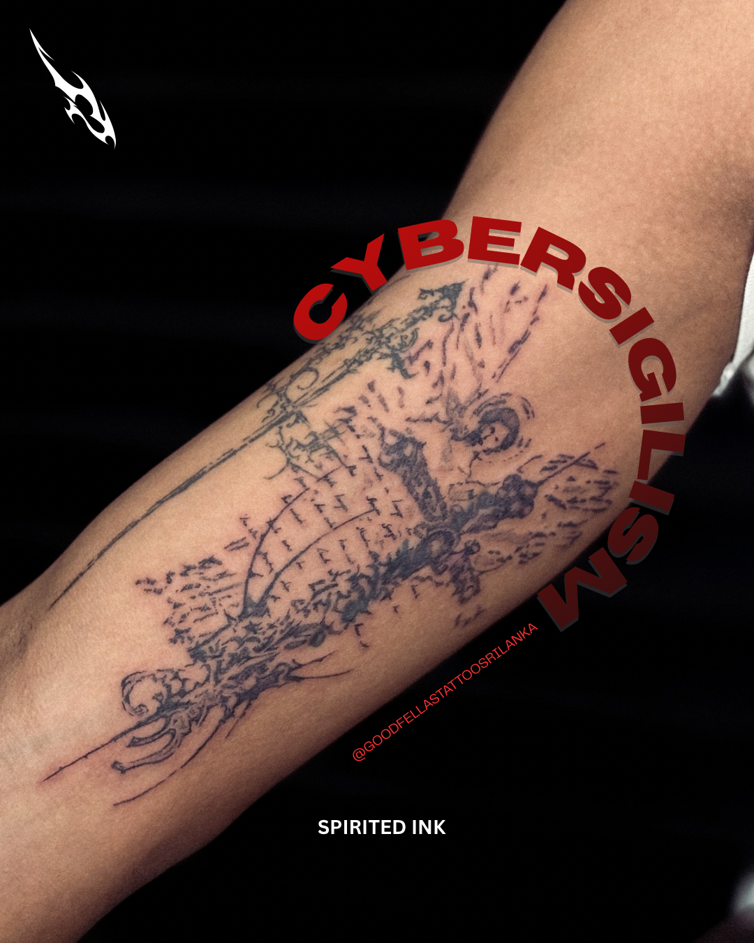 Cybersigilism — tattoo by Hiruni Kavindya