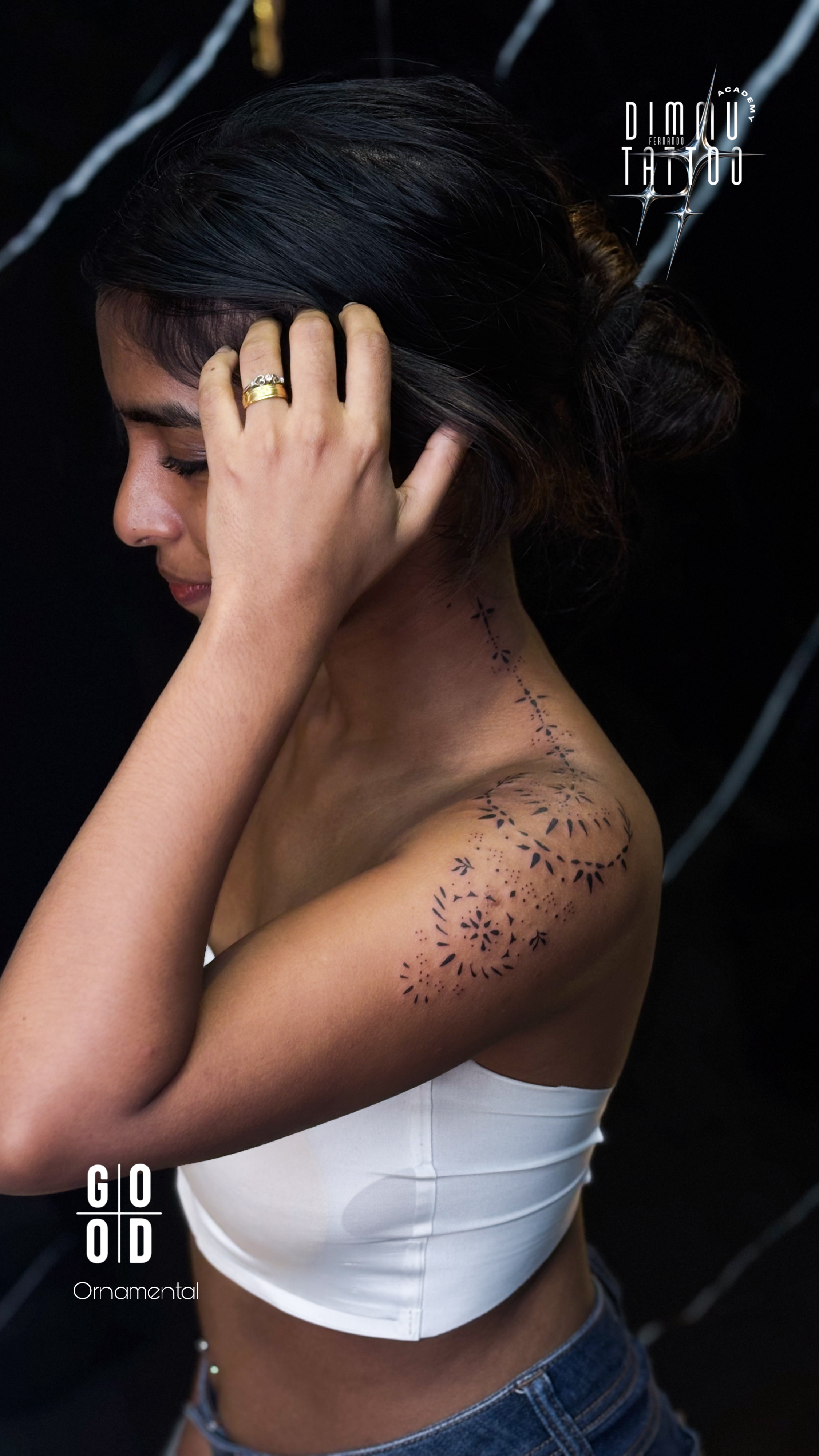 Ornamental for shoulder  (1) — tattoo by Hiruni Kavindya